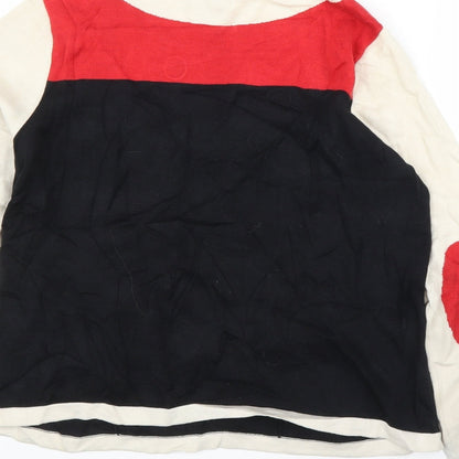 Womens UK Size 10 H&M Black Pullover Jumper