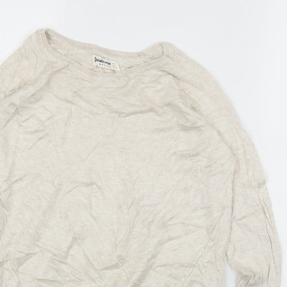 Stradavarius Womens Beige   Pullover Jumper Size S