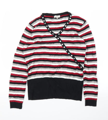 Womens UK Size S CC Red Pullover Jumper