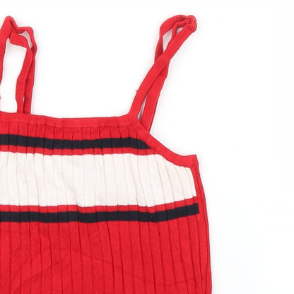Womens UK Size S H&M Red Camisole Blouse