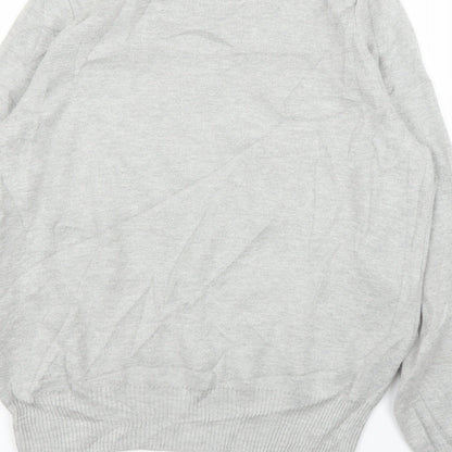 Womens UK Size 6 Topshop Grey Pullover Jumper