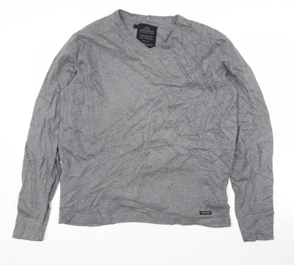 Threadbare Mens Grey   Pullover Jumper Size M