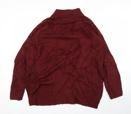 Womens UK Size 12 New Look Purple Pullover Jumper