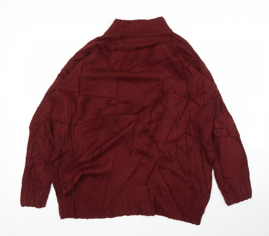 Womens UK Size 12 New Look Purple Pullover Jumper