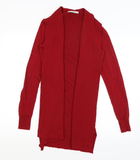 George Womens Red   Cardigan Jumper Size S