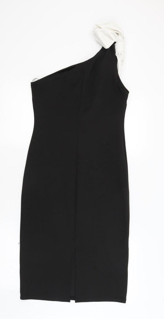 River Island Womens Black   Pencil Dress  Size 10