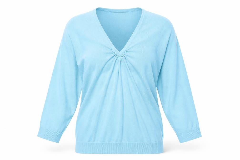 Womens UK Size 12 M&S Blue Pullover Jumper