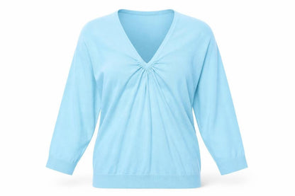 Womens UK Size 12 M&S Blue Pullover Jumper