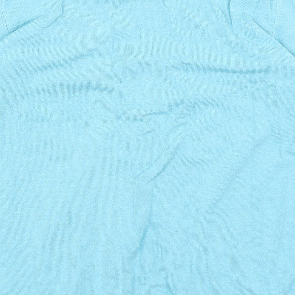 Womens UK Size 12 M&S Blue Pullover Jumper