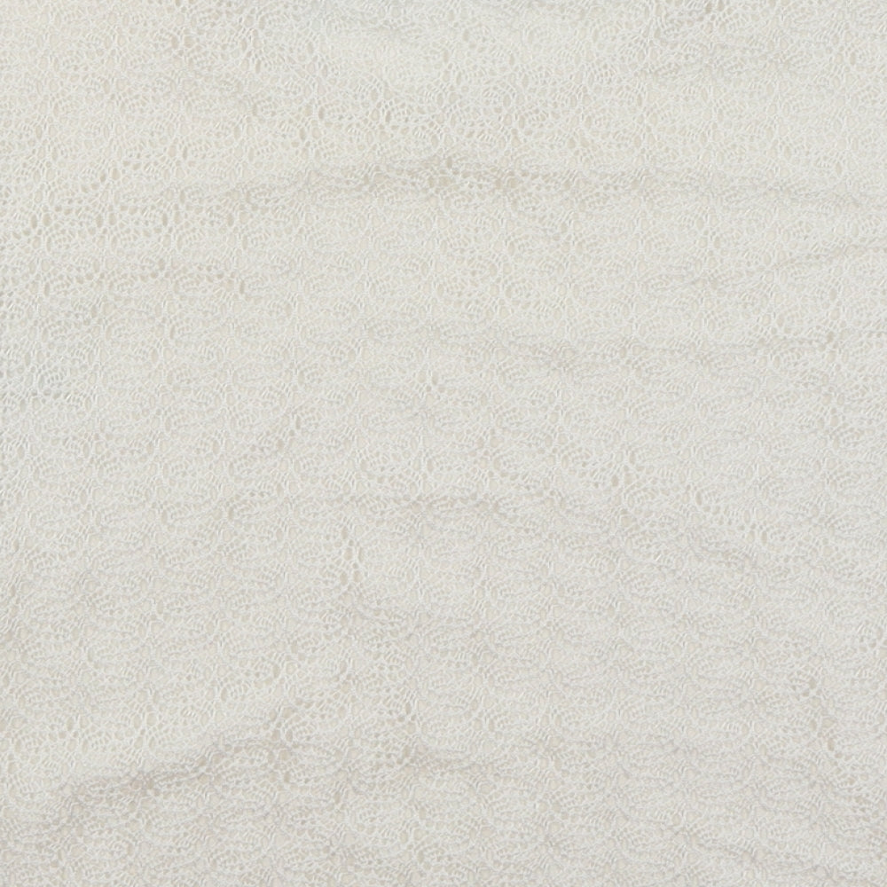 Ann Brooks Womens White   Basic T-Shirt Size 16