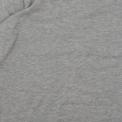 Womens UK Size M Text Grey Pullover Jumper