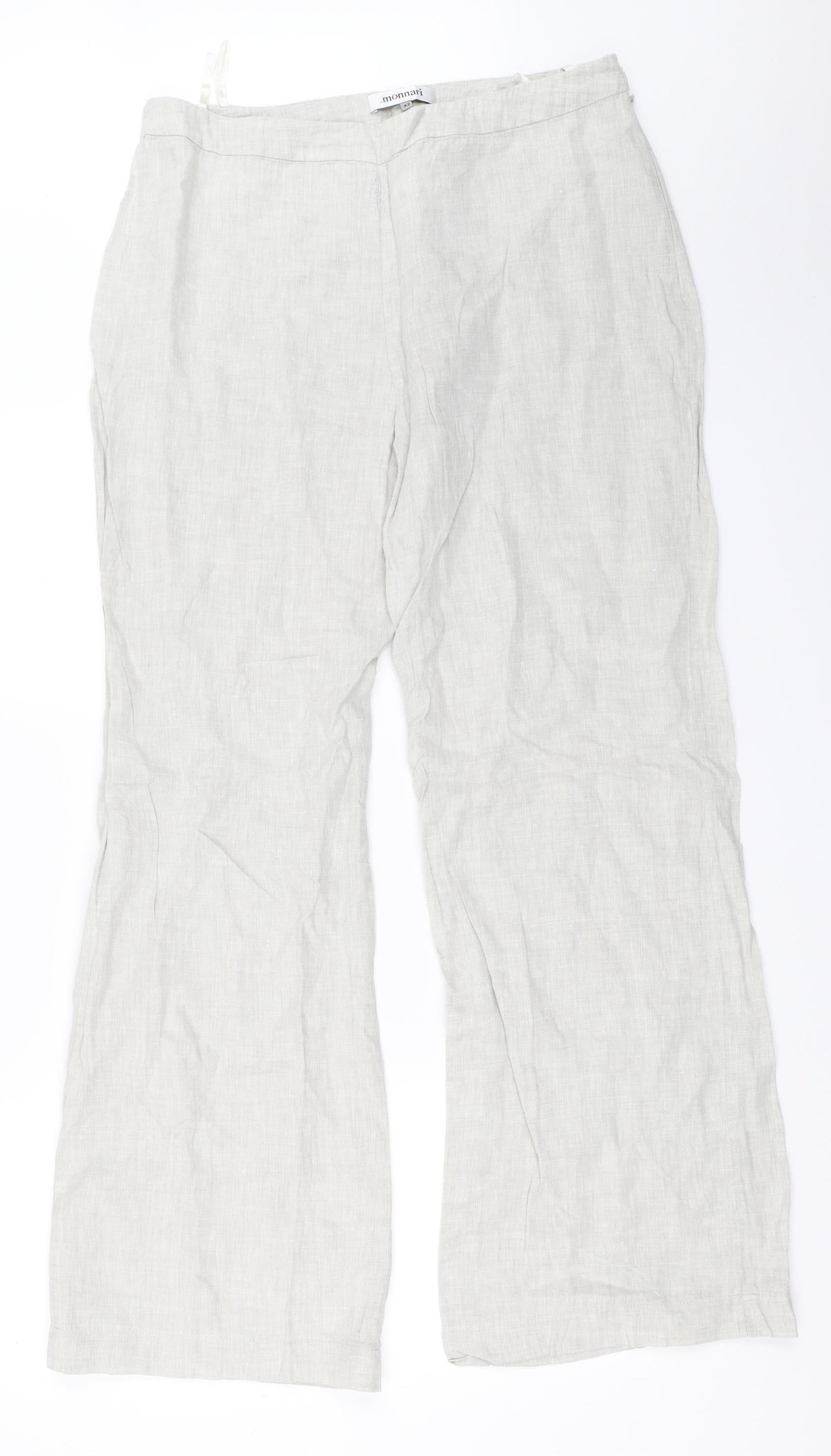Womens UK Size 42 Monnari Regular Fit  Grey Trousers