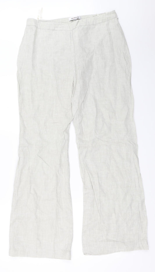 Womens UK Size 42 Monnari Regular Fit  Grey Trousers