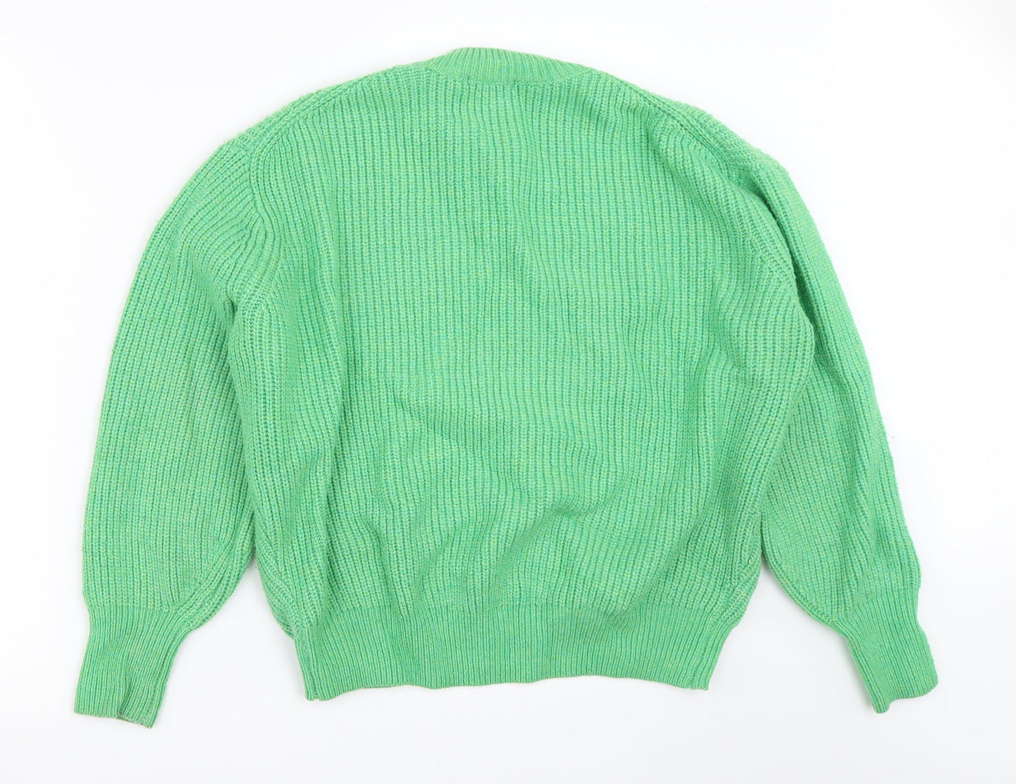 Womens UK Size S H&M Green Pullover Jumper