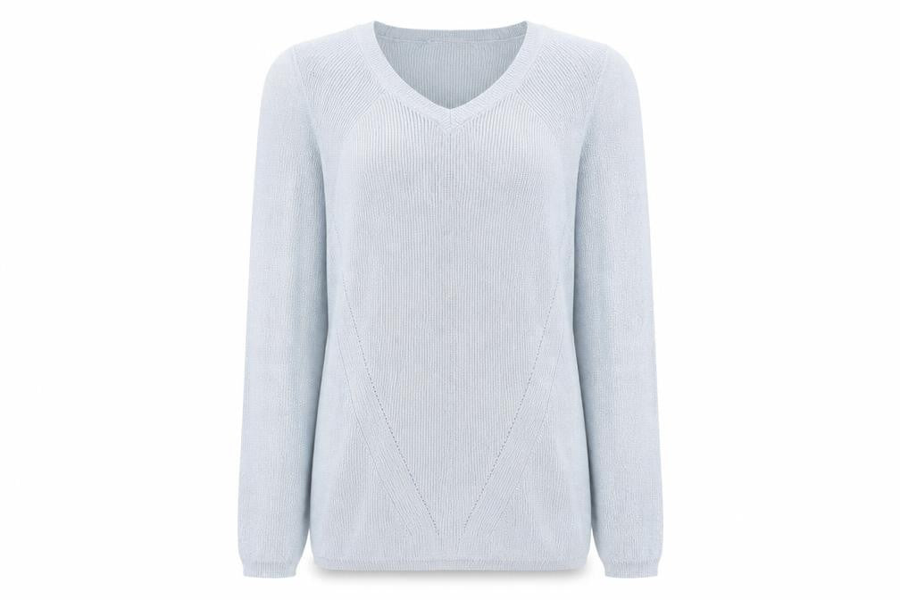 Womens UK Size 12 Marks and Spencer Blue Pullover Jumper