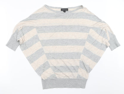 Womens UK Size 8 Warehouse Grey Pullover Jumper