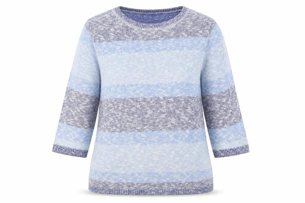 Womens UK Size 14 Damart Blue Pullover Jumper