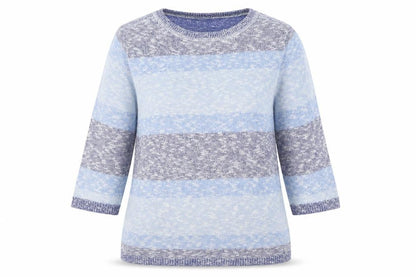 Womens UK Size 14 Damart Blue Pullover Jumper