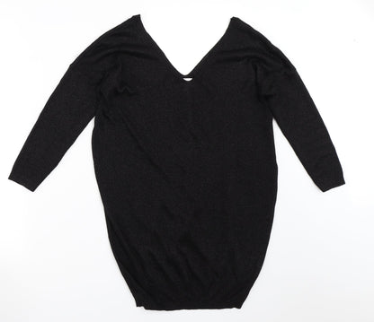 Womens UK Size 10 NEXT Black Pullover Jumper