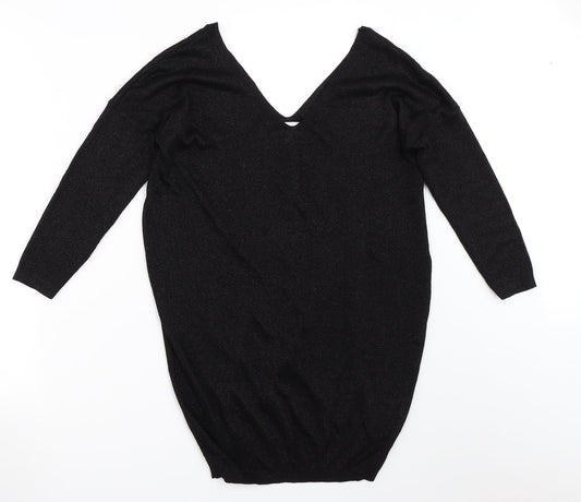 Womens UK Size 10 NEXT Black Pullover Jumper