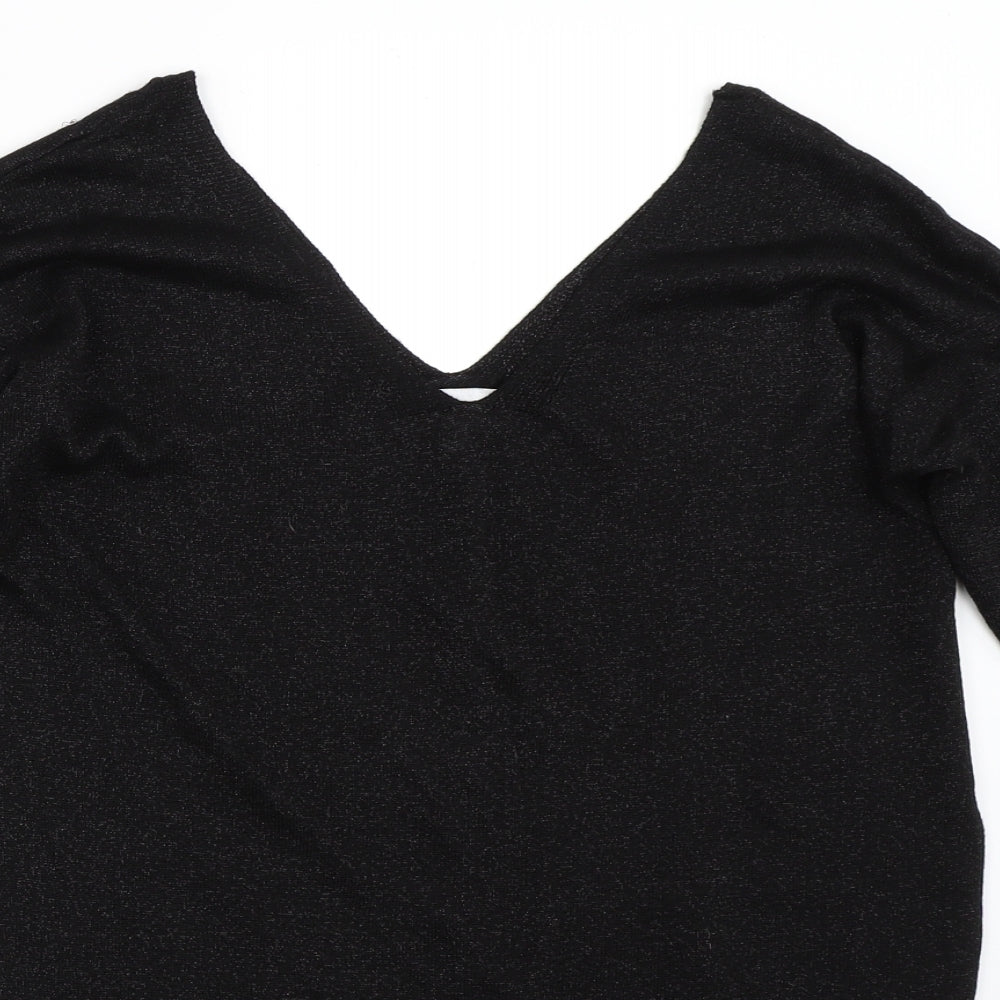 Womens UK Size 10 NEXT Black Pullover Jumper