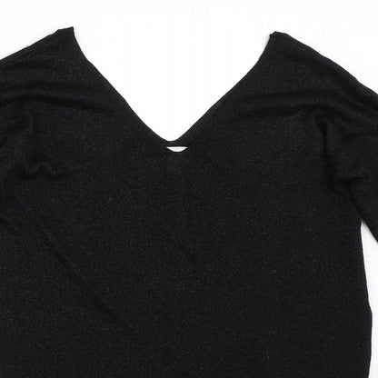 Womens UK Size 10 NEXT Black Pullover Jumper