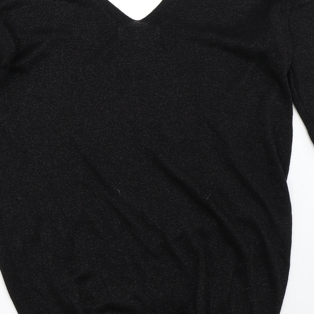 Womens UK Size 10 NEXT Black Pullover Jumper