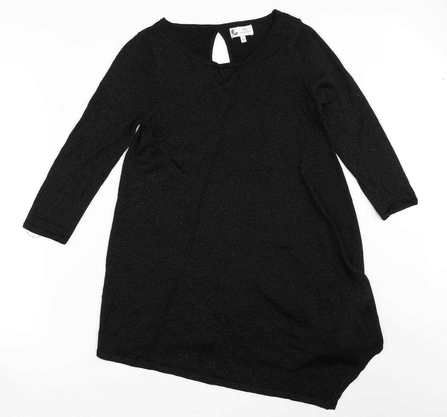 Womens UK Size 10 NEXT Black Pullover Jumper
