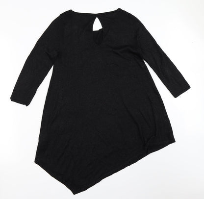 Womens UK Size 10 NEXT Black Pullover Jumper