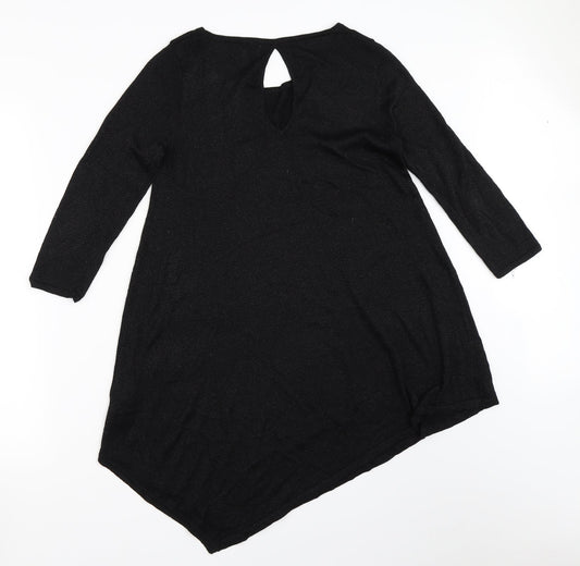 Womens UK Size 10 NEXT Black Pullover Jumper