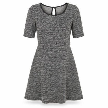 H&M Womens Grey   Fit & Flare  Size 8