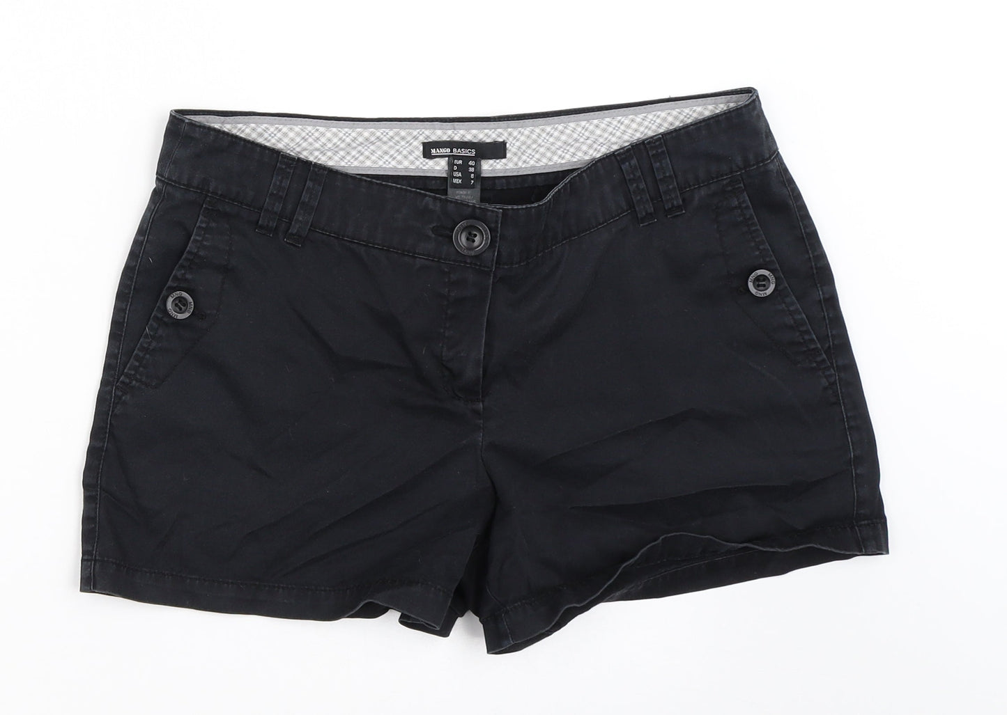 Mango Womens Black   Hot Pants Shorts Size 40
