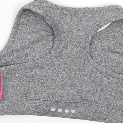 Matalan Girls Grey   Basic T-Shirt Size 6-7 Years