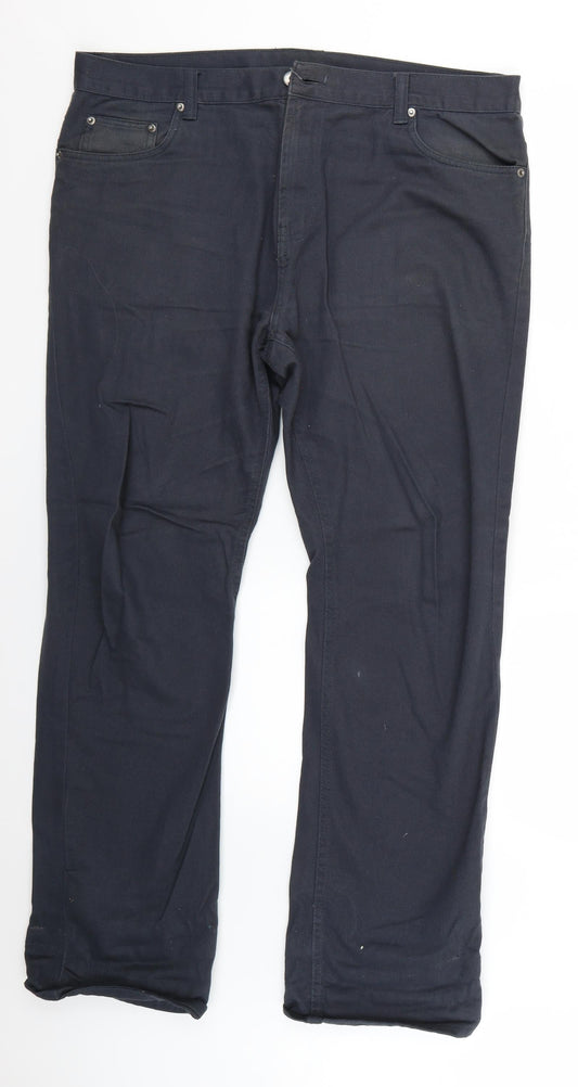 Denim & Co. Mens Blue   Straight Jeans Size 32 L27 in