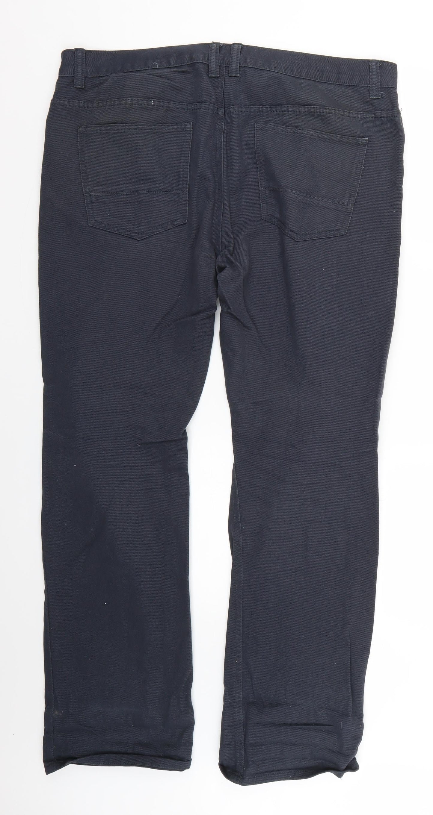 Denim & Co. Mens Blue   Straight Jeans Size 32 L27 in