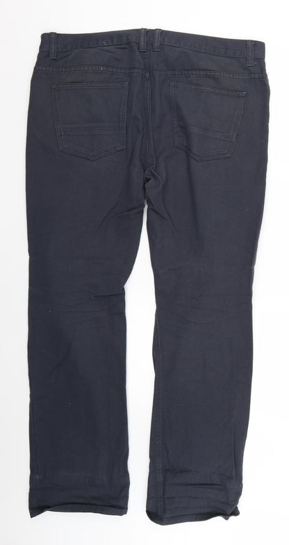 Denim & Co. Mens Blue   Straight Jeans Size 32 L27 in