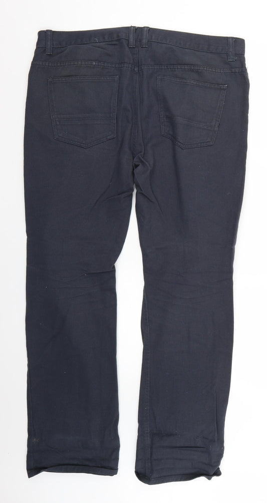 Denim & Co. Mens Blue   Straight Jeans Size 32 L27 in