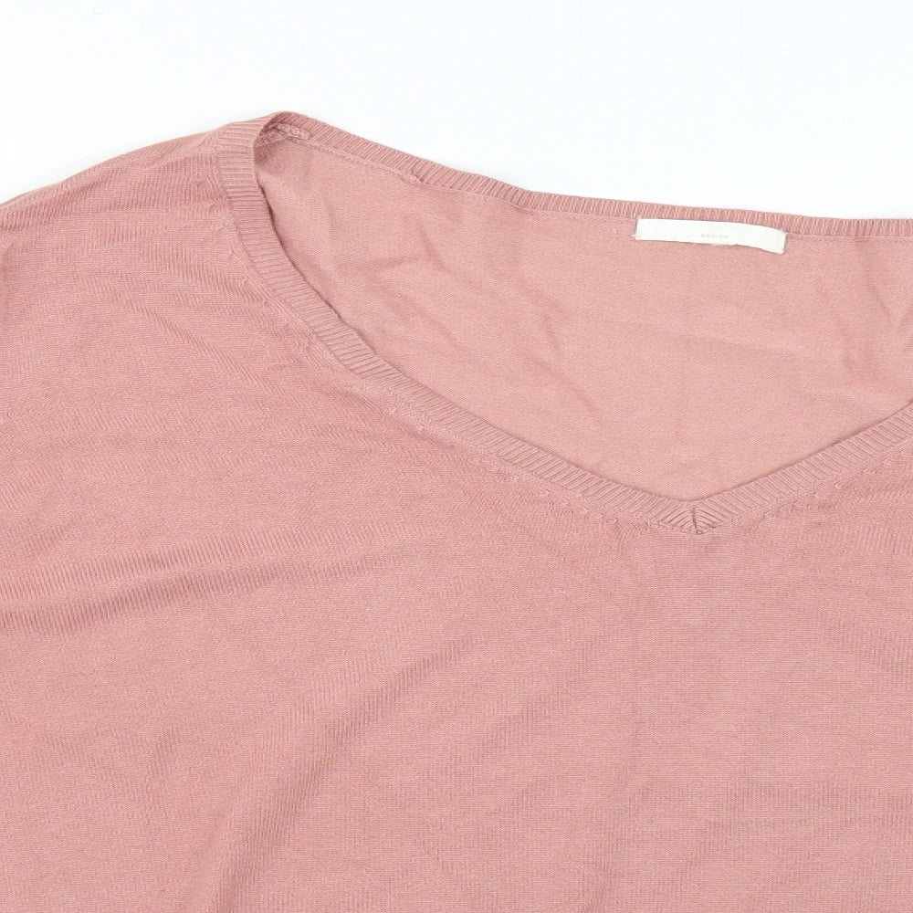Womens UK Size XL H&M Pink Pullover Jumper