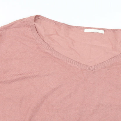 Womens UK Size XL H&M Pink Pullover Jumper