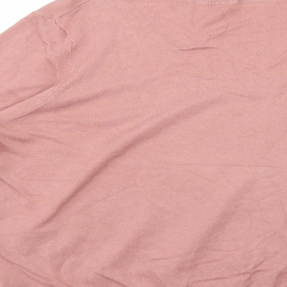 Womens UK Size XL H&M Pink Pullover Jumper