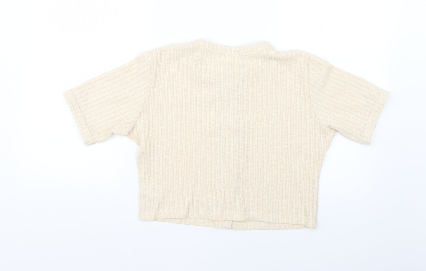 Womens UK Size 14 Fashion Union Beige Cardigan Jumper