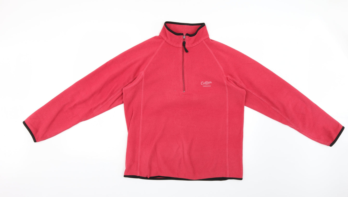 Cotton Traders Womens Pink   Pullover Jumper Size S