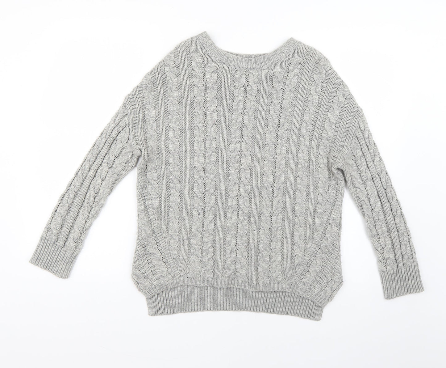 Primark Womens Grey   Pullover Jumper Size 6