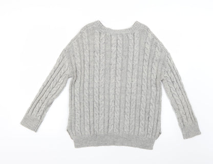 Primark Womens Grey   Pullover Jumper Size 6