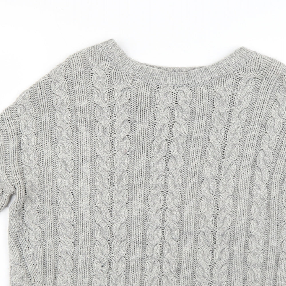 Primark Womens Grey   Pullover Jumper Size 6