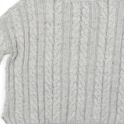 Primark Womens Grey   Pullover Jumper Size 6