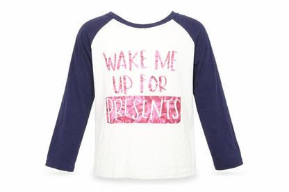 George Girls Multicoloured Geometric  Basic T-Shirt Size 7-8 Years  - Christmas
