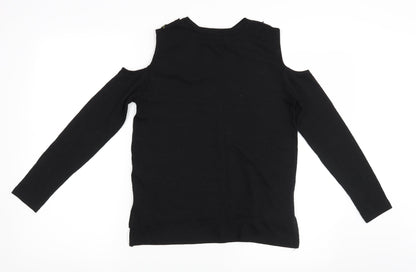 YD Girls Black   Basic Casual Size 12-13 Years