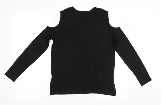 YD Girls Black   Basic Casual Size 12-13 Years