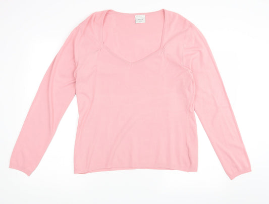 Womens UK Size 18 NEXT Orange Pullover Jumper